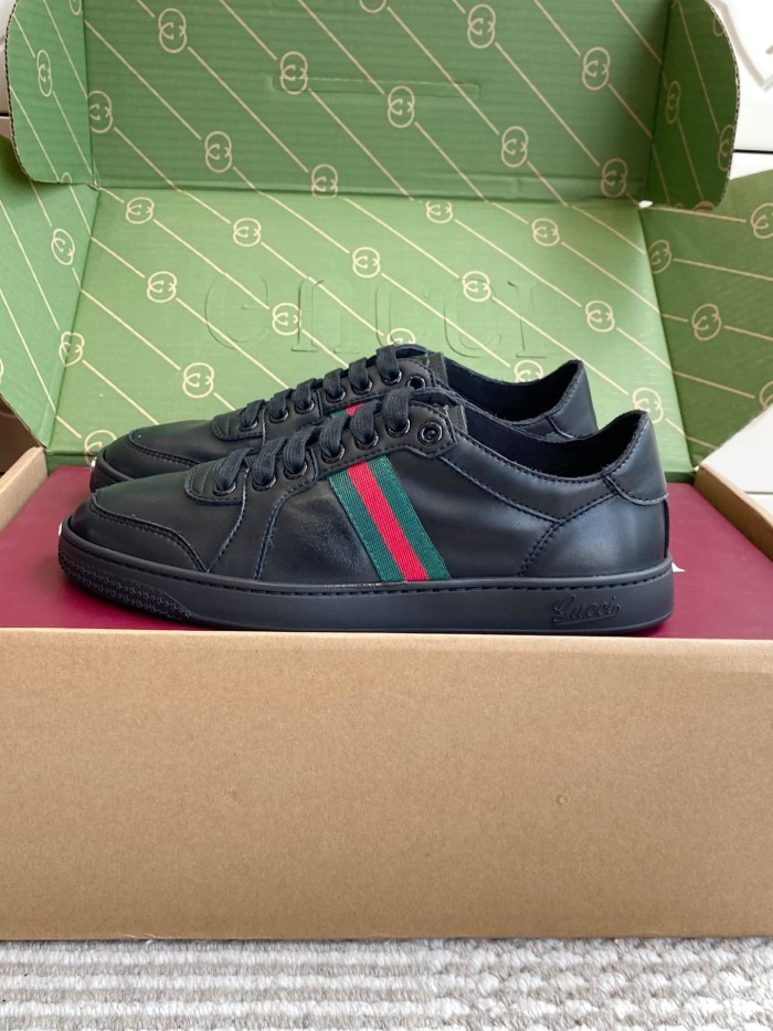 [plus-size shoes] 1:1 quality version Stretch Series Interlocking G Toe Logo Low Top Sneakers 4 colors 29332653