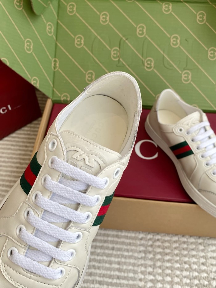 [plus-size shoes] 1:1 quality version Stretch Series Interlocking G Toe Logo Low Top Sneakers 4 colors 29332653