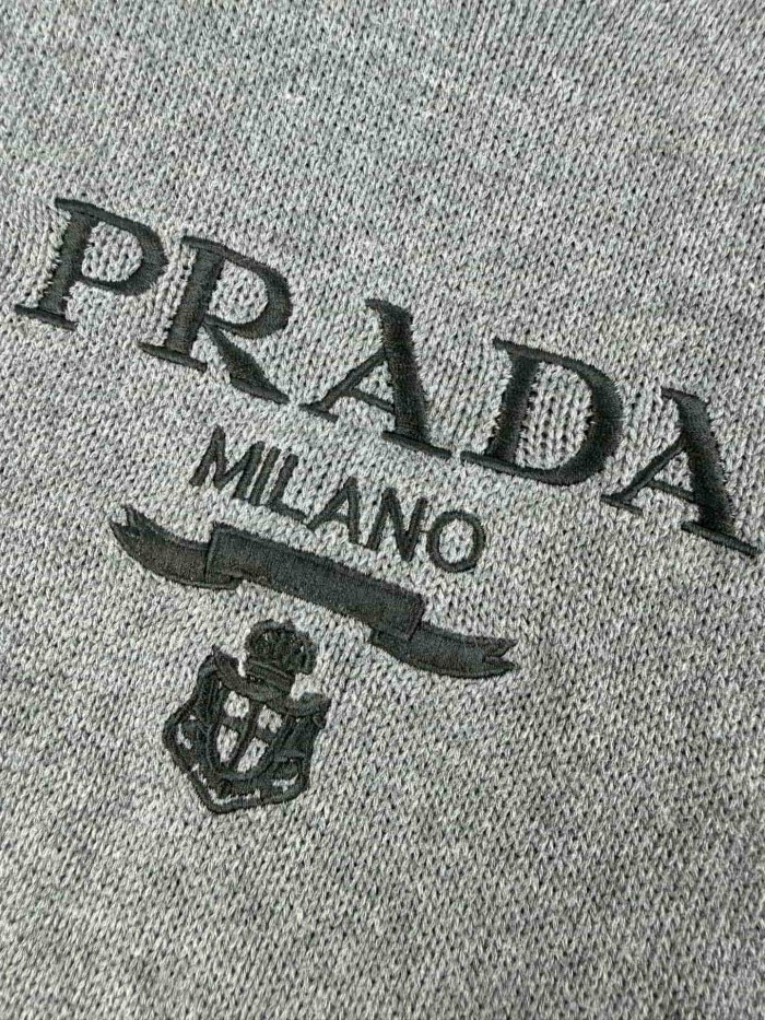 1:1 quality version Chest Milano Ribbon Anchor Badge Embroidery Vintage Half Sleeve Knit T-shirt 2 colors 29334536