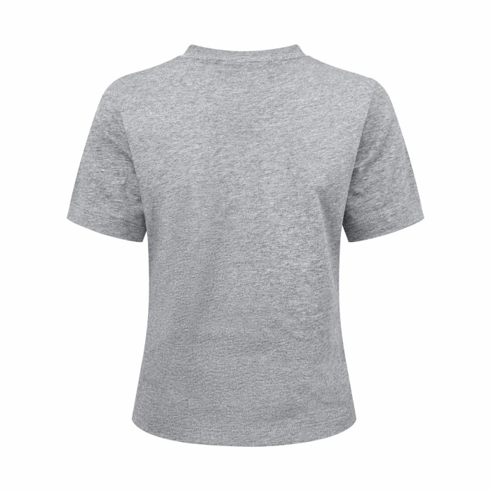 1:1 quality version Front Double Layer Tone On Tone Embossed Letter Girly Slim Versatile Cropped Shoulder T-shirt 29334465