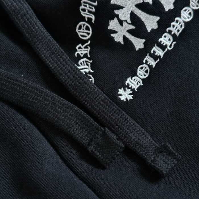 1:1 quality version Cross Sanskrit Letter Embroidery Sweatpants 29334549