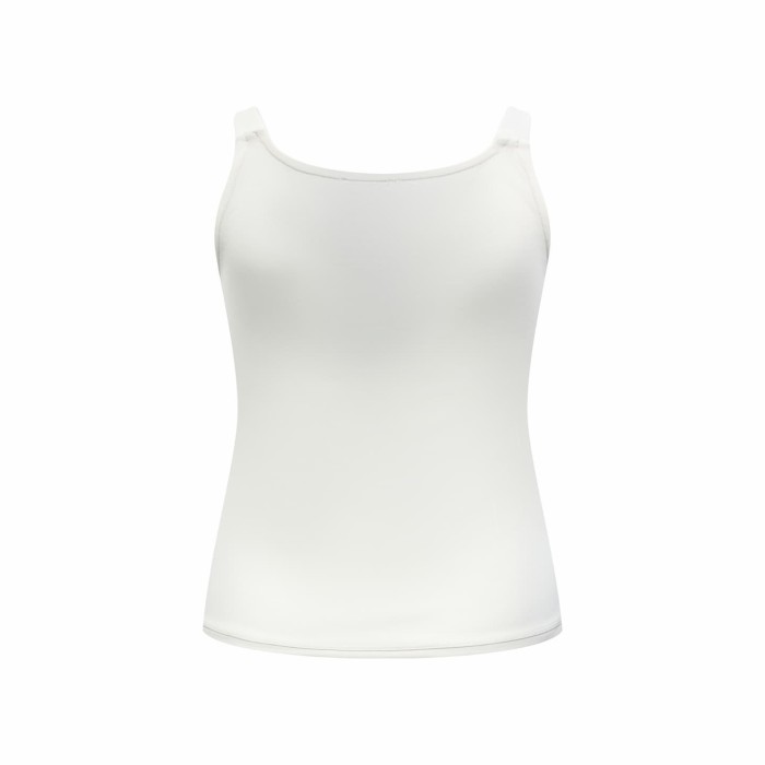 1:1 quality version Gold Slide Buckle Adjustable Thin Strap U Neck Slim Camisole Tank Top 2 colors 29334609