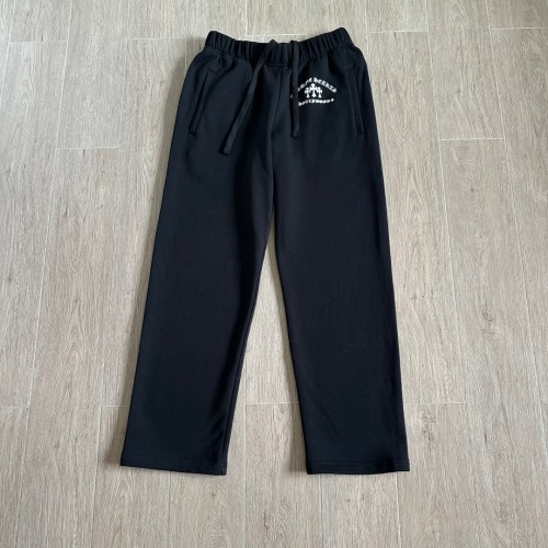 1:1 quality version Cross Sanskrit Letter Embroidery Sweatpants 29334549
