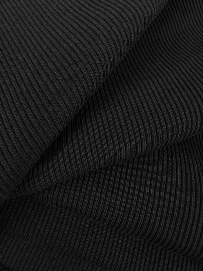 1:1 quality version Chest Roma Slogan Mini Logo Ribbed Cropped Solid Shoulder Fit Slim T-shirt 2 colors 29334513