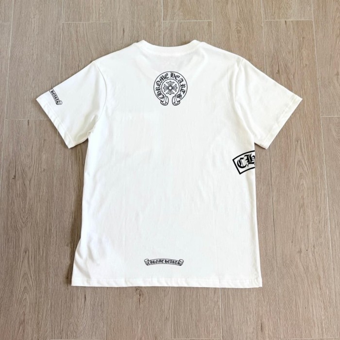 1:1 quality version Side Scroll Sanskrit Back Horseshoe Print Tee 2 colors 29334506