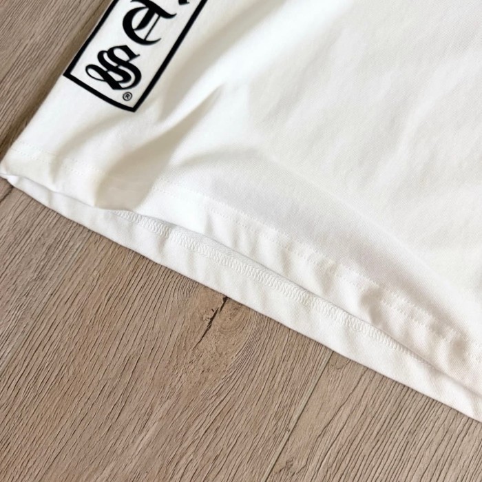 1:1 quality version Side Scroll Sanskrit Back Horseshoe Print Tee 2 colors 29334506