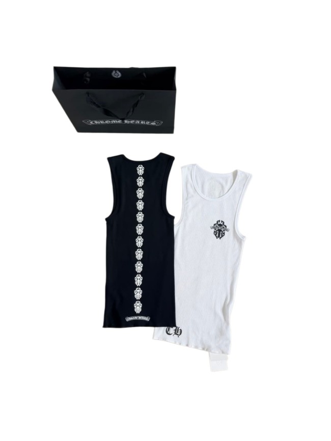 1:1 quality version Back Vertical Sword Vine Print Knit Tank Top 2 colors 29334585