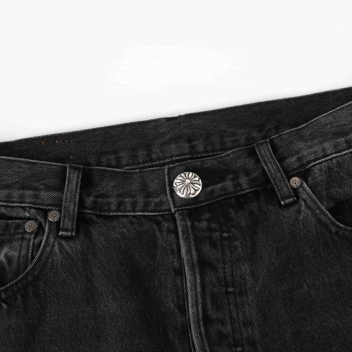 1:1 quality version Los Angeles Limited Blue White Cowhide Jeans 29334605