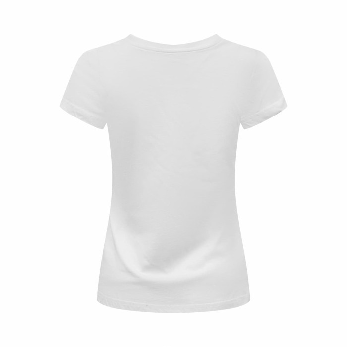 1:1 quality version V Neck Left Chest Contrast Pony Embroidery Slim American Casual Unisex T-shirt 4 colors 29334455