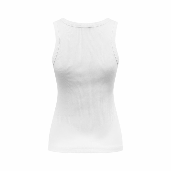 1:1 quality version Front Tone On Tone Triomphe Embossed Logo Tank Narrow Strap Vertical Rib Tank Top 3 colors 29334494
