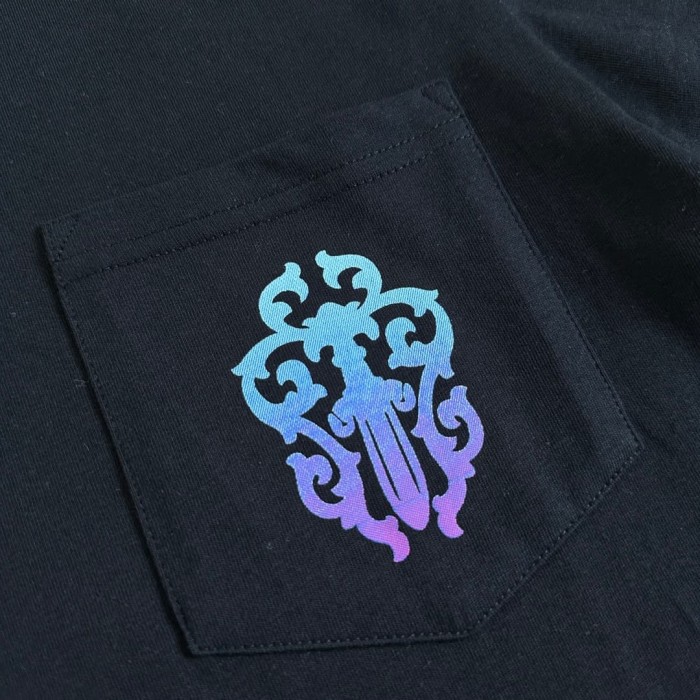 1:1 quality version Sword Dream Gradient Horseshoe Print Tee 2 colors 29334505