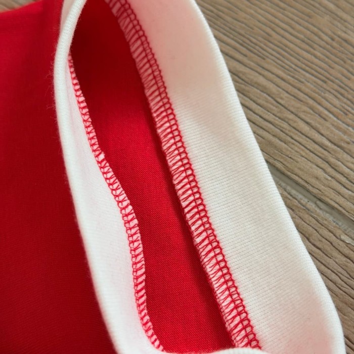 1:1 quality version Color Block Banner Horseshoe Ladies Print Tee 5 colors 29334586