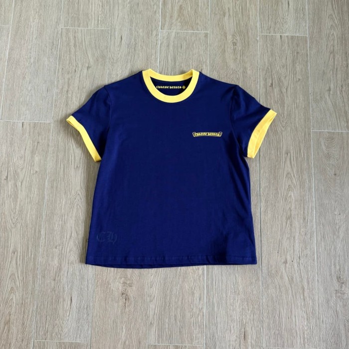 1:1 quality version Color Block Banner Horseshoe Ladies Print Tee 5 colors 29334586