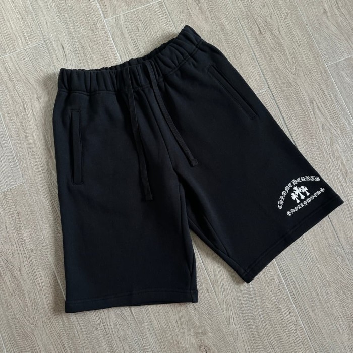 1:1 quality version Cross Sanskrit Letter Embroidery Shorts 29334550