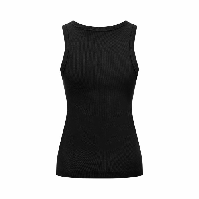 1:1 quality version Front Tone On Tone Triomphe Embossed Logo Tank Narrow Strap Vertical Rib Tank Top 3 colors 29334494
