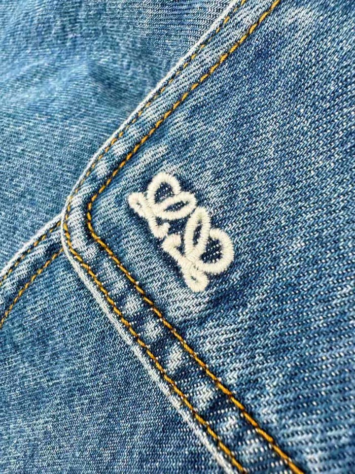 1:1 quality version Wash Blue Denim High Waist Fabric Belt With Ring Buckle Irregular Asym Mini Skirt 29334616