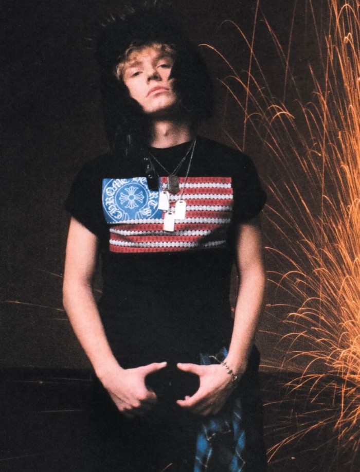 1:1 quality version Cross Horseshoe American Flag Print Tee 29334508