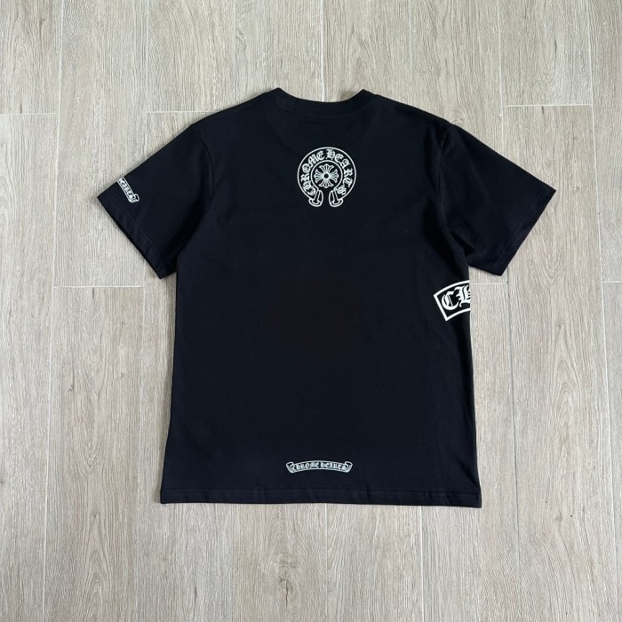 1:1 quality version Side Scroll Sanskrit Back Horseshoe Print Tee 2 colors 29334506