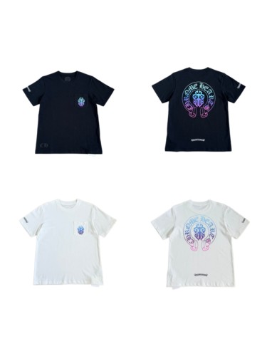1:1 quality version Sword Dream Gradient Horseshoe Print Tee 2 colors 29334505