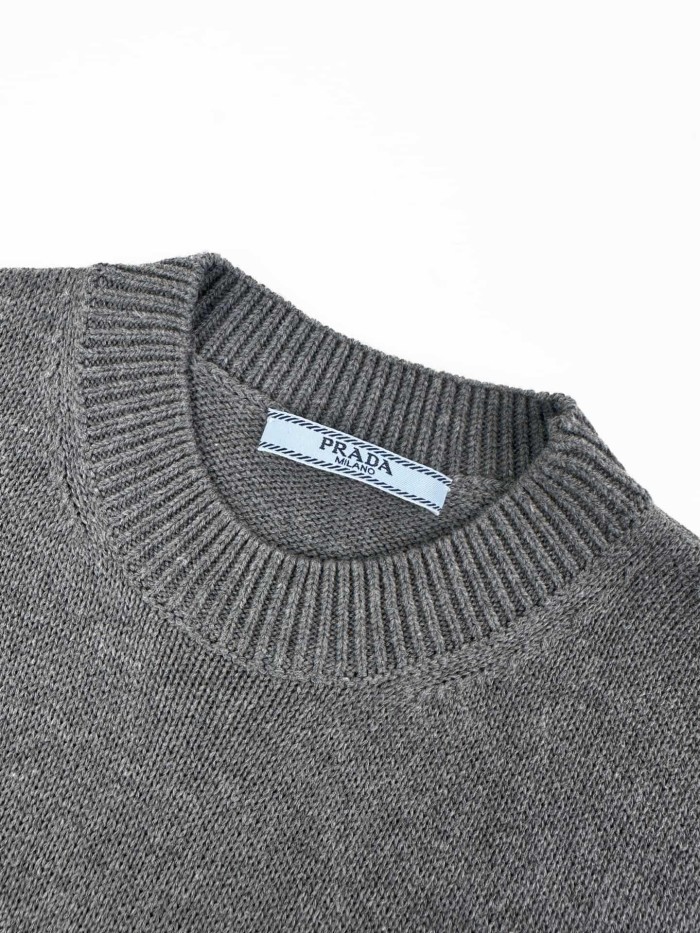 1:1 quality version Chest Milano Ribbon Anchor Badge Embroidery Vintage Half Sleeve Knit T-shirt 2 colors 29334536