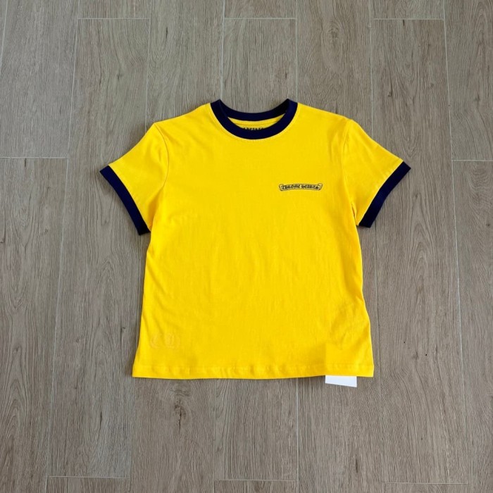 1:1 quality version Color Block Banner Horseshoe Ladies Print Tee 5 colors 29334586