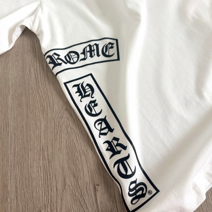 1:1 quality version Side Scroll Sanskrit Back Horseshoe Print Tee 2 colors 29334506