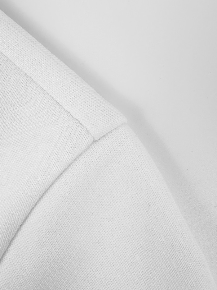 1:1 quality version Triomphe Mini Logo Embroidery Minimal Office Slim T-shirt 2 colors 29334307