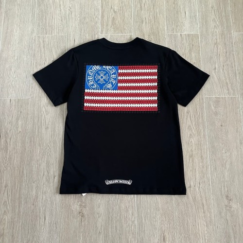 1:1 quality version Cross Horseshoe American Flag Print Tee 29334508