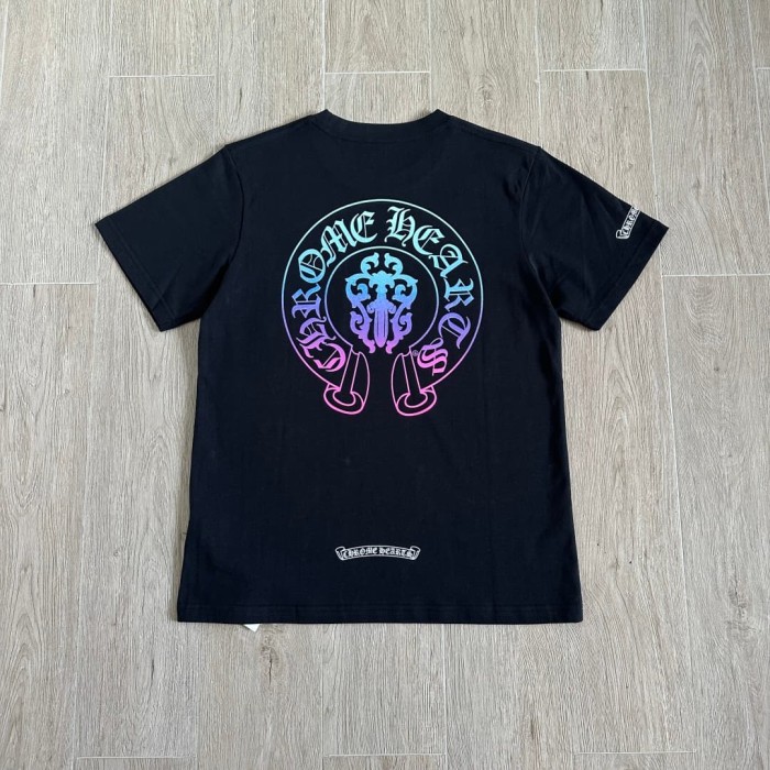 1:1 quality version Sword Dream Gradient Horseshoe Print Tee 2 colors 29334505