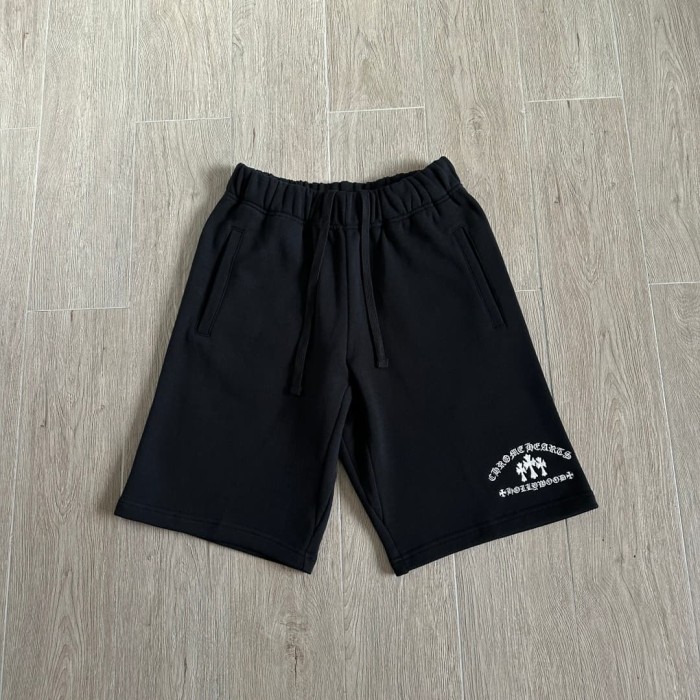 1:1 quality version Cross Sanskrit Letter Embroidery Shorts 29334550
