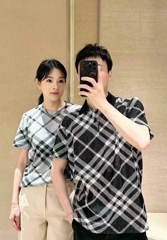 1:1 quality version Classic Plaid Collar Polo Shirt 2 colors 29337434