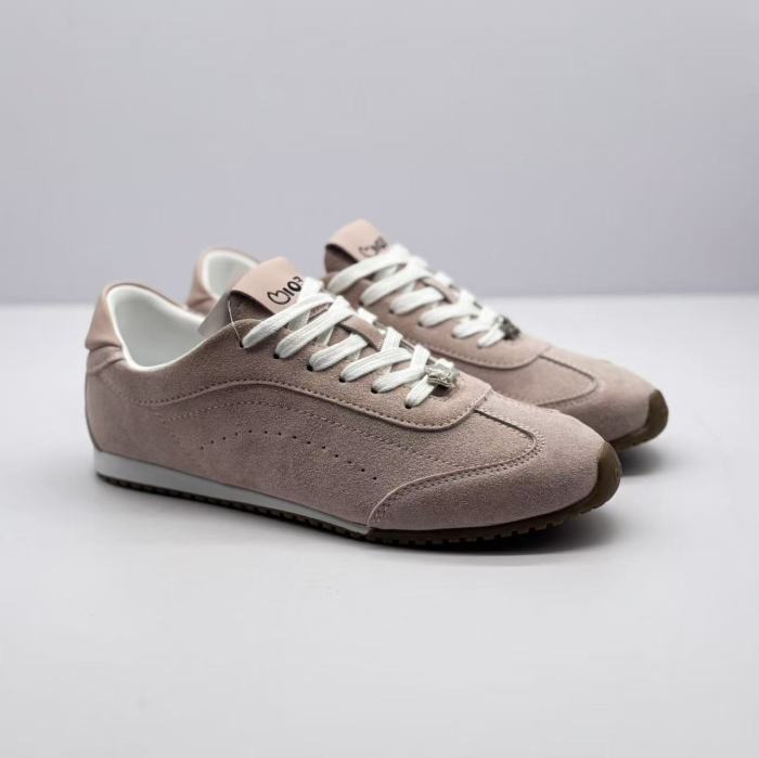 Yoga Sunset Series Suede Lightweight Non Slip Outdoor Casual Retro Training Women's Sneakers 10 colors 29336702