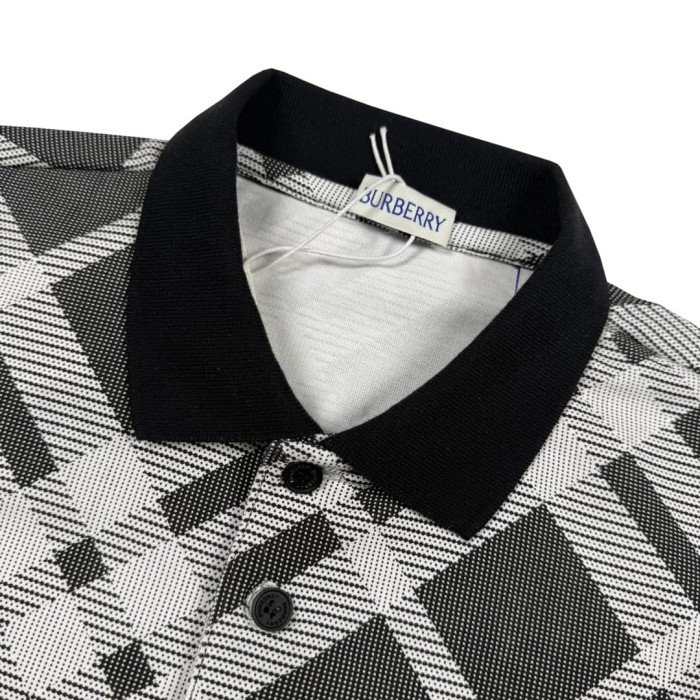 1:1 quality version Classic Plaid Collar Polo Shirt 2 colors 29337434