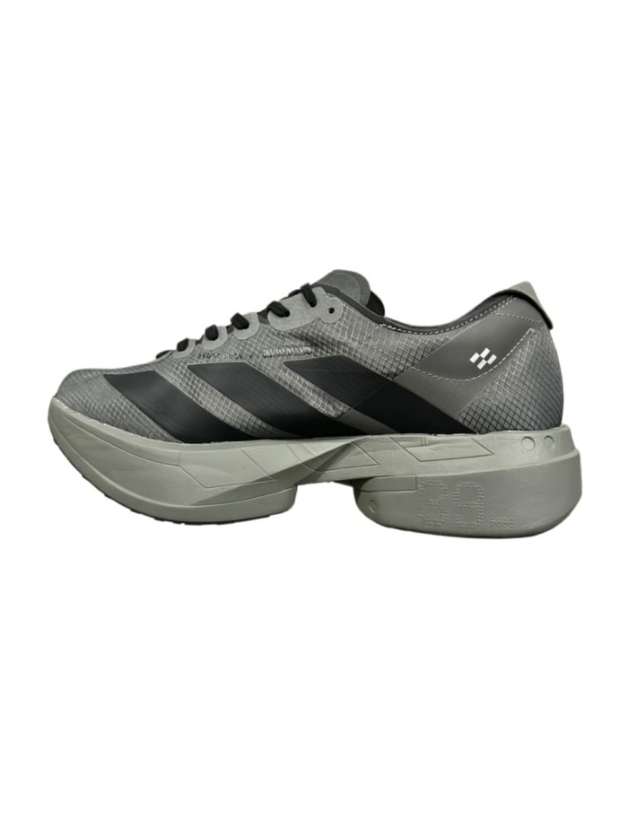 Y-3 Adios Pro 4.0 Lightlock Oversized Silver Stripes Mesh Thick Cushion Marathon Running Sneakers 29336010