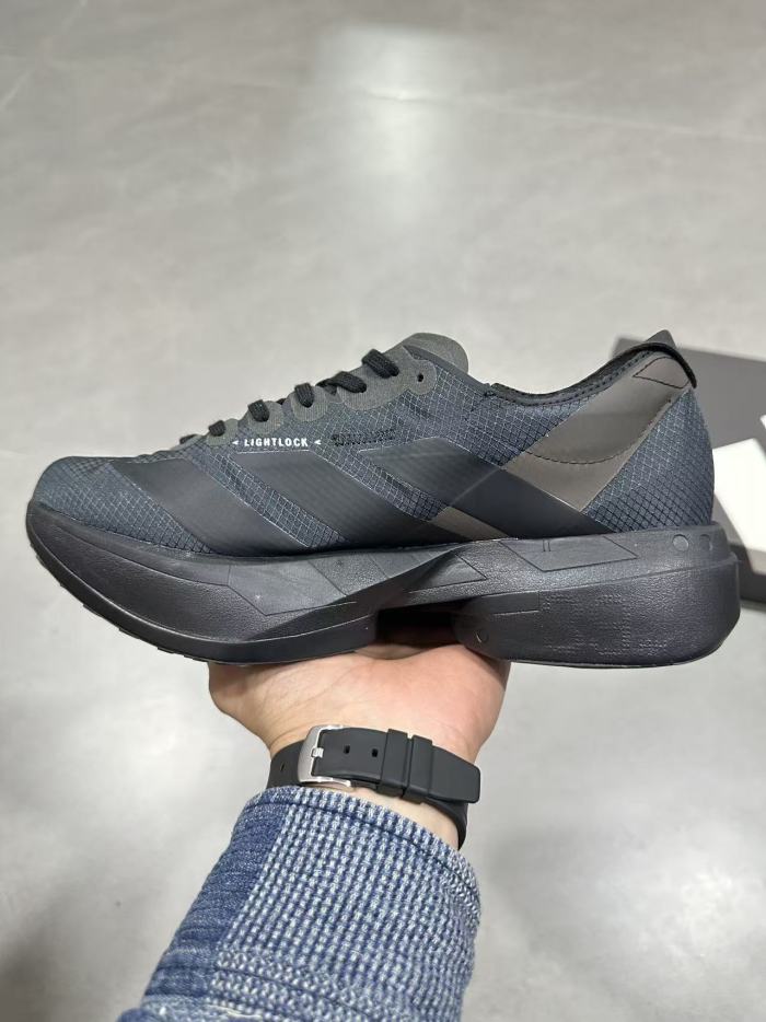 Y-3 Adios Pro 4.0 Lightlock Tech Mesh Fabric Oversized Stripe Print Marathon Running Sneakers 29335825