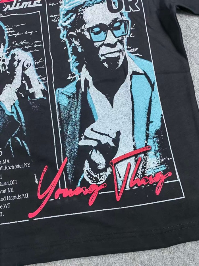 American Vintage Celebrity Portrait Print Washed Tee 9 colors 29119186
