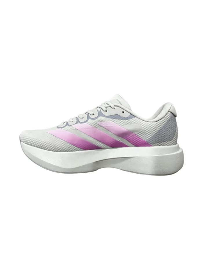 Adizero Evo SL Lightweight Shock Absorbing Breathable Mesh Upper Grey Pink Women Running Sneakers 29343884