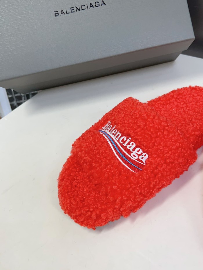 [50% Off]1:1 quality version Cola Embroidery Twill Brushed Cotton Slippers 8 colors 28884668