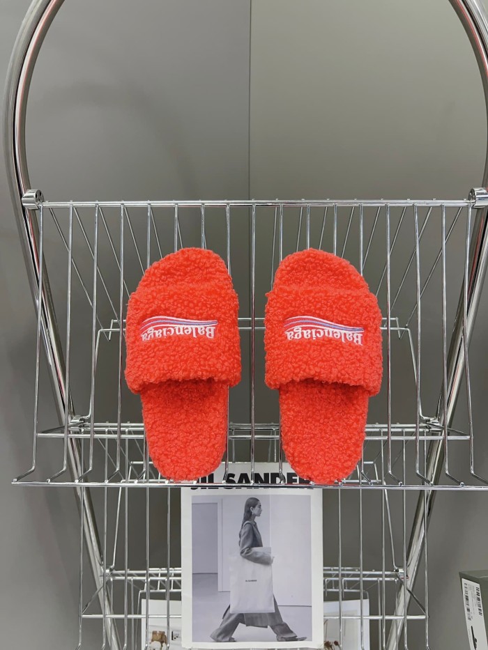 [50% Off]1:1 quality version Cola Embroidery Twill Brushed Cotton Slippers 8 colors 28884668