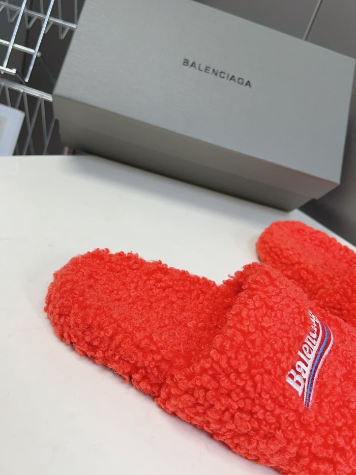[50% Off]1:1 quality version Cola Embroidery Twill Brushed Cotton Slippers 8 colors 28884668