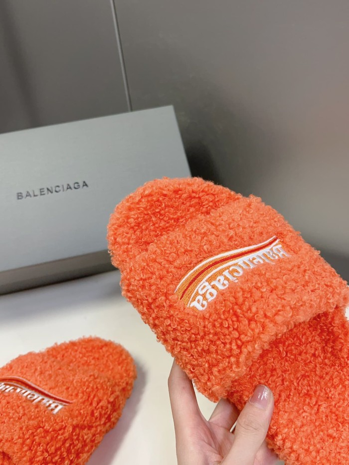 [50% Off]1:1 quality version Cola Embroidery Twill Brushed Cotton Slippers 8 colors 28884668