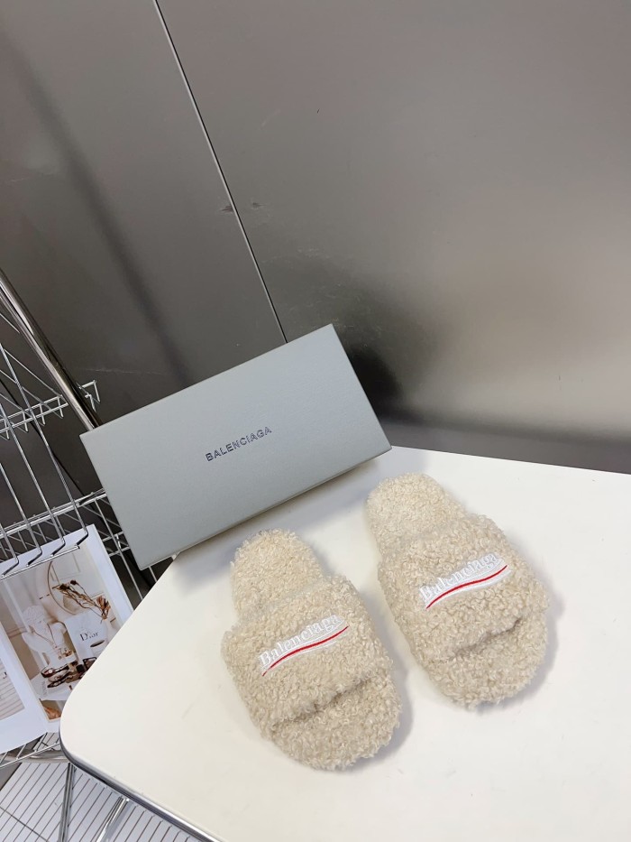 [50% Off]1:1 quality version Cola Embroidery Twill Brushed Cotton Slippers 8 colors 28884668