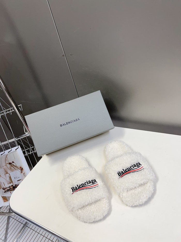 [50% Off]1:1 quality version Cola Embroidery Twill Brushed Cotton Slippers 8 colors 28884668