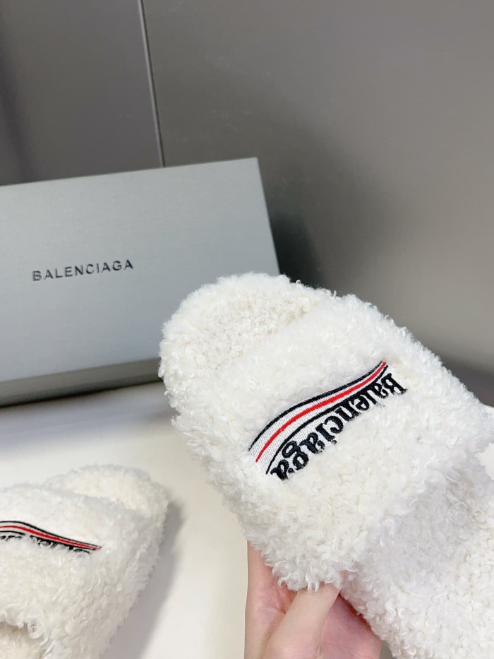 [50% Off]1:1 quality version Cola Embroidery Twill Brushed Cotton Slippers 8 colors 28884668