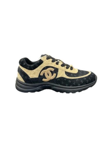 1:1 quality version All Over CC Logo Print Lace Up Low Top Platform Running Sneakers 3 colors 29332720