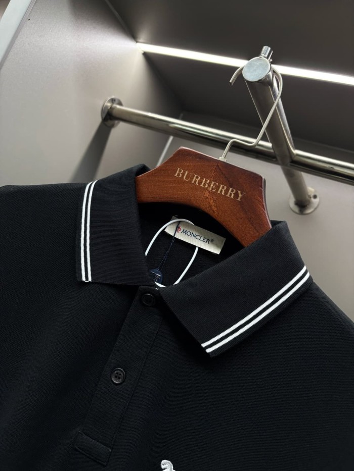 1:1 quality version Striped Collar Towel Embroidery Letter Sleeve Badge Polo Shirt 3 colors 29354669
