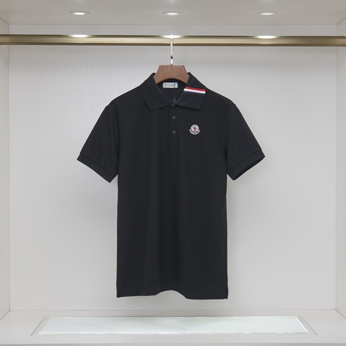 Chest Letter Embroidered Turn Down Collar Polo Shirt 16 colors 29354656
