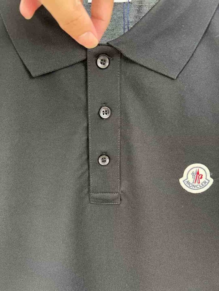 1:1 quality version Classic Solid Color Minimal Chest Logo Embroidered Polo Shirt 29354667