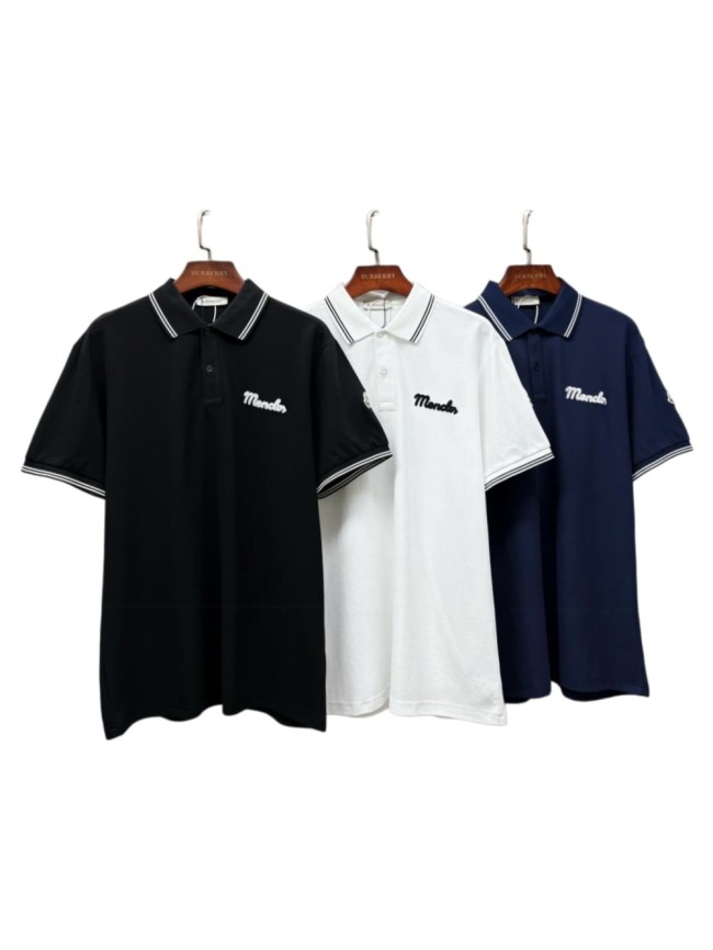 1:1 quality version Striped Collar Towel Embroidery Letter Sleeve Badge Polo Shirt 3 colors 29354669