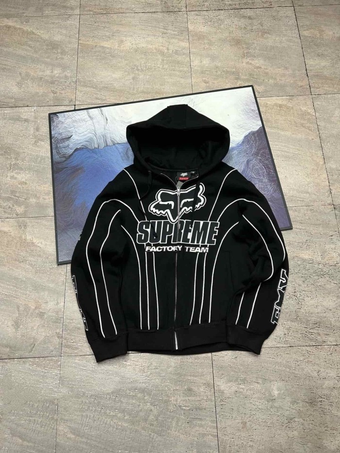 1:1 quality version Foxracing FW25 WEEK9 Zip Up Hoodie 3 colors 28717128